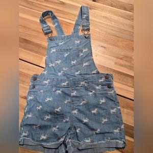 Free Style Denim Unicorn Overalls